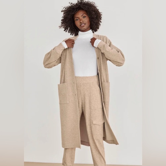 NEW SPLENDID - Long Fleece Cardigan - Picture 5 of 13